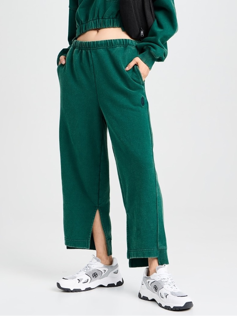 Free People FP Movement On Your Mark Set Sweatpants Green Size M